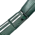 Set Portofel Obsidian Verde+ Curea Reversibila
