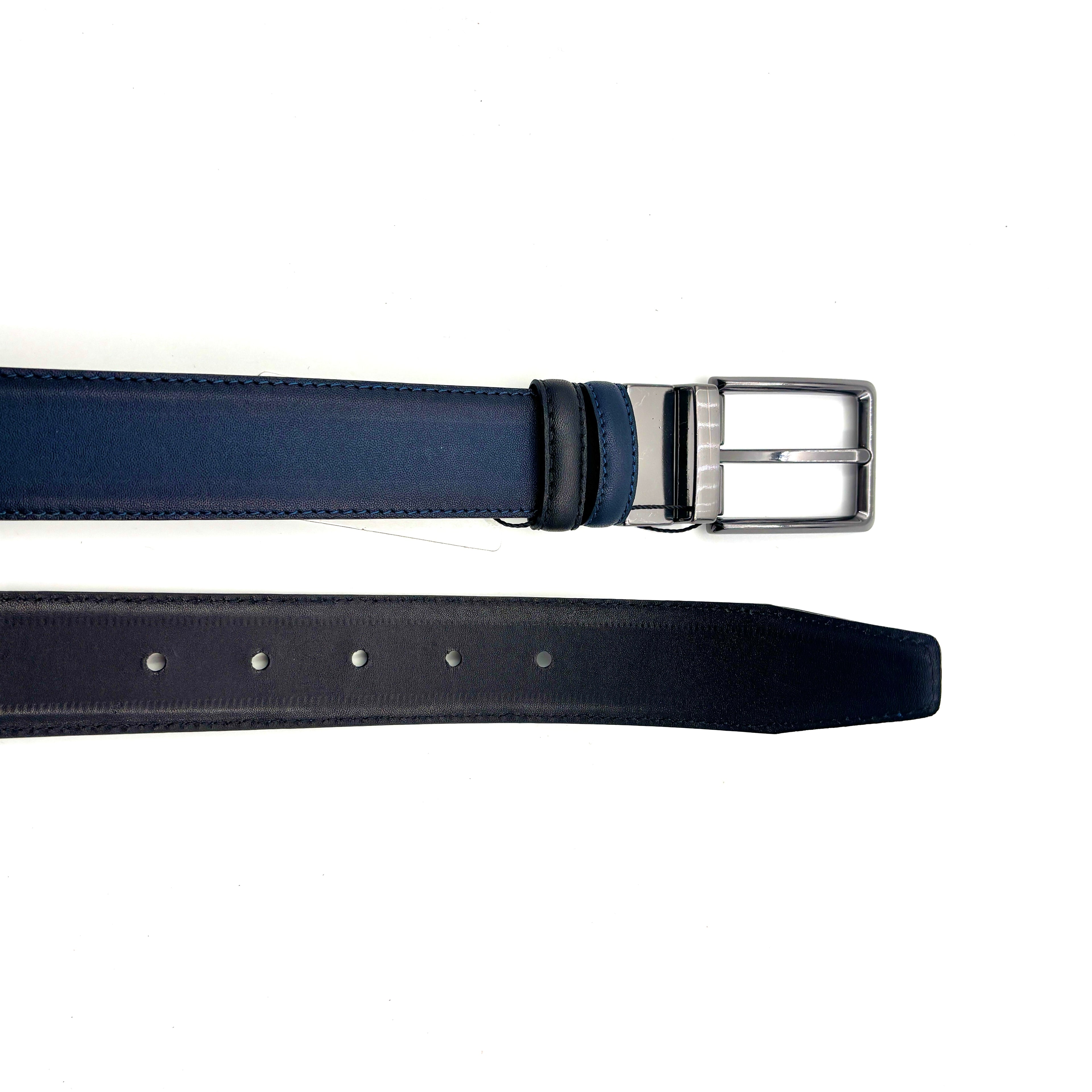 Curea Belaro Reversibila 2in1 albastru/negru