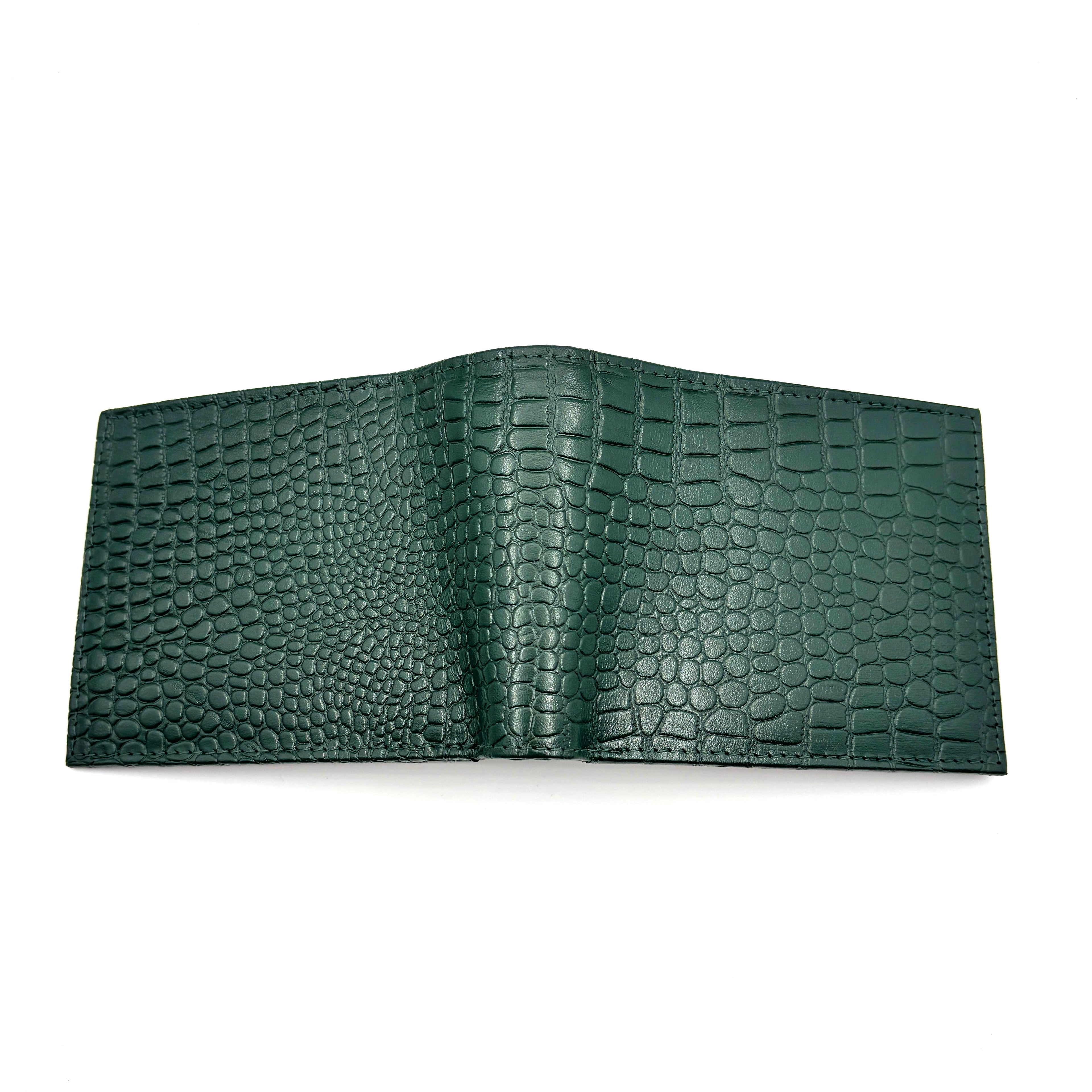 Set Portofel Obsidian Verde+ Curea Reversibila