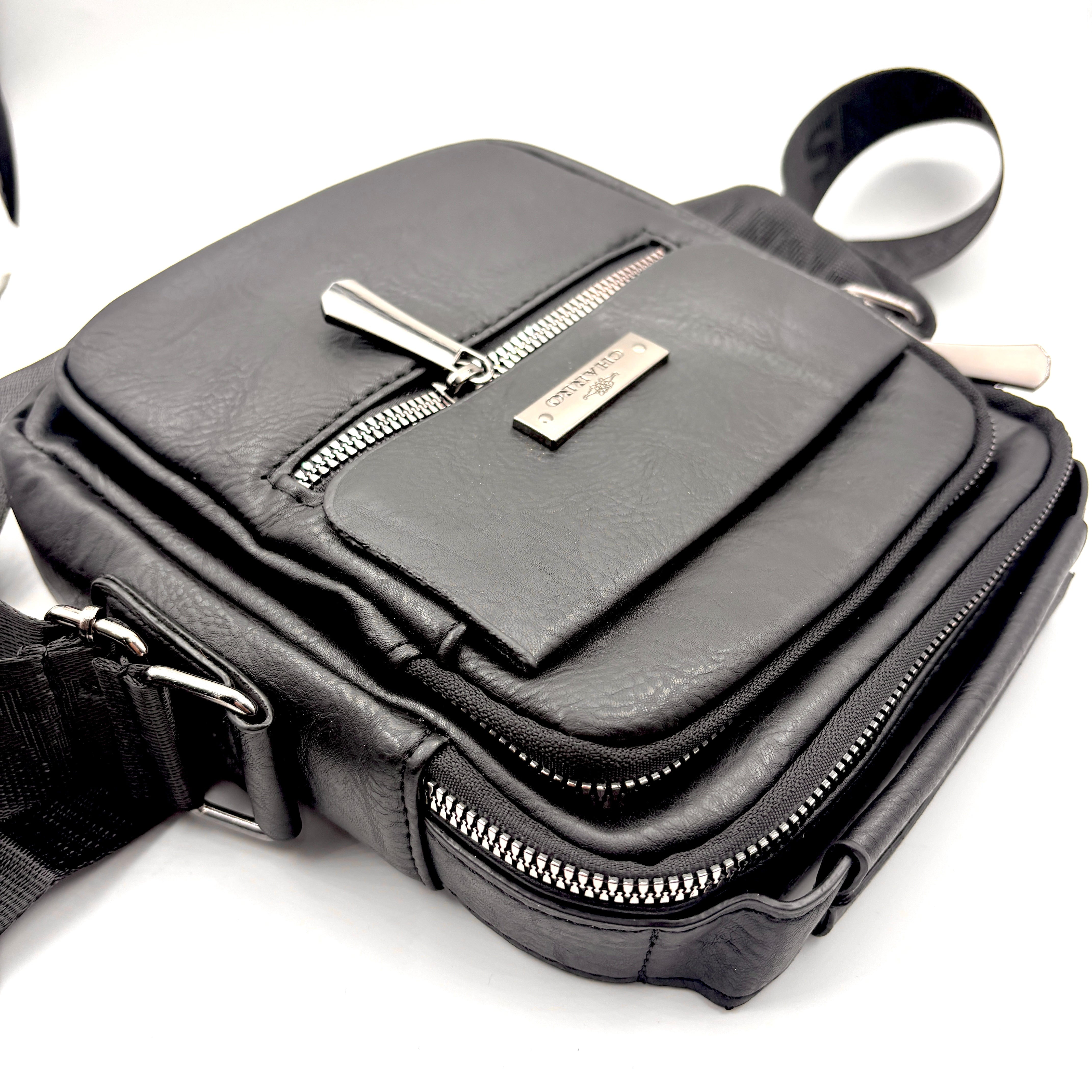 Geanta barbateasca Urban Neagra