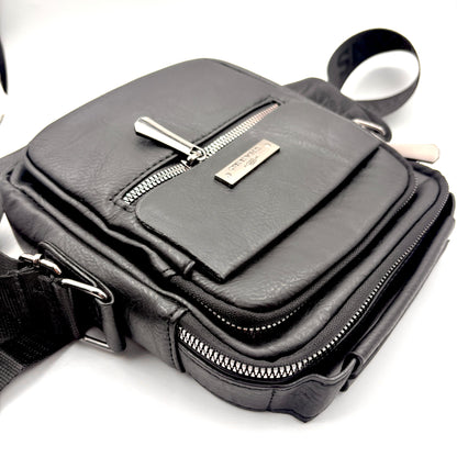 Geanta barbateasca Urban Neagra