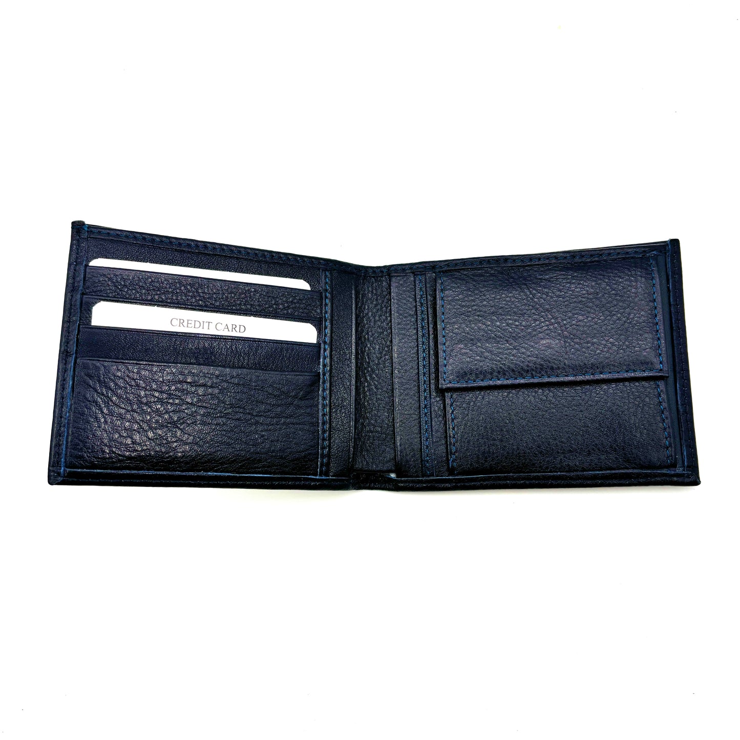 Portofel Leo Bleumarin