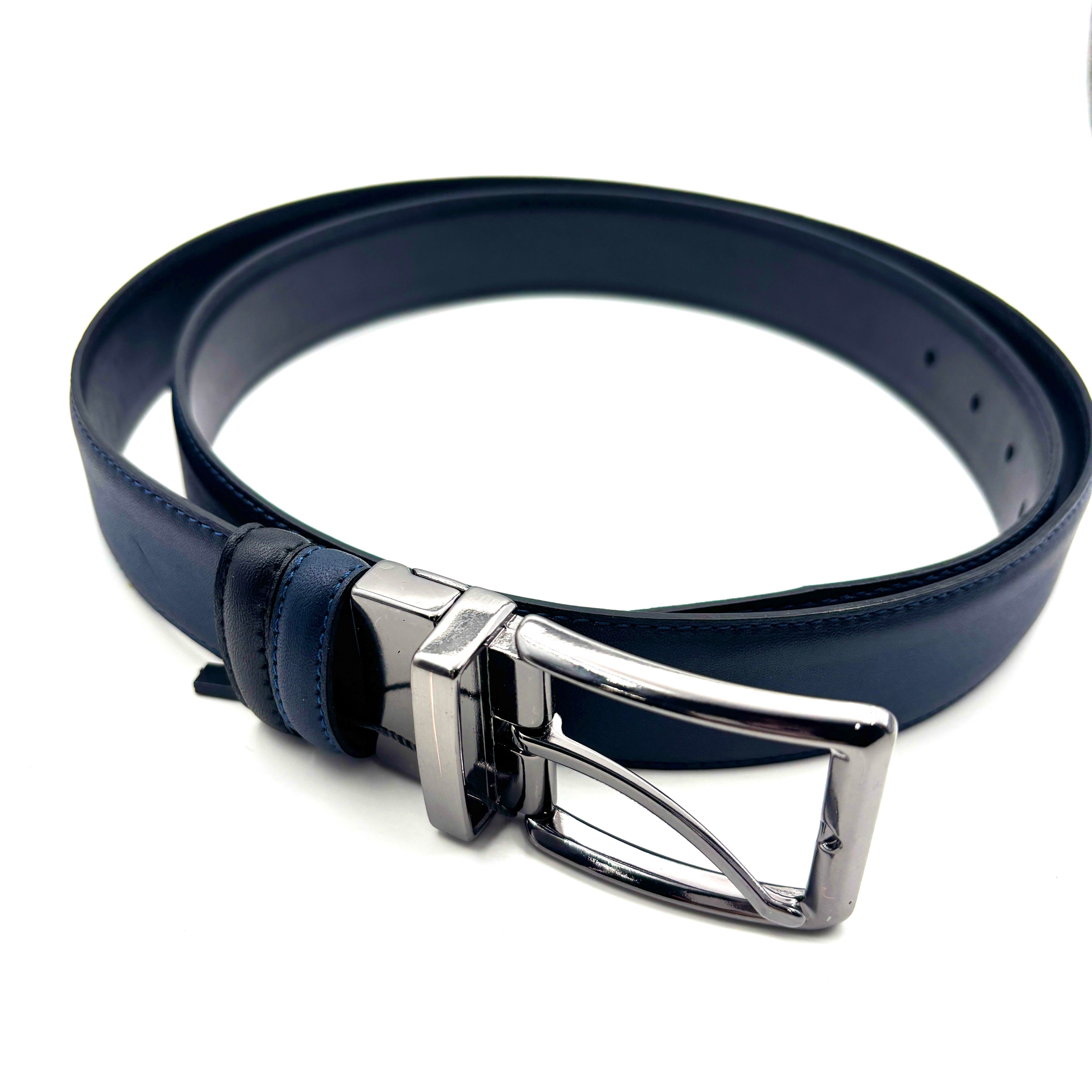 Curea Belaro Reversibila 2in1 albastru/negru