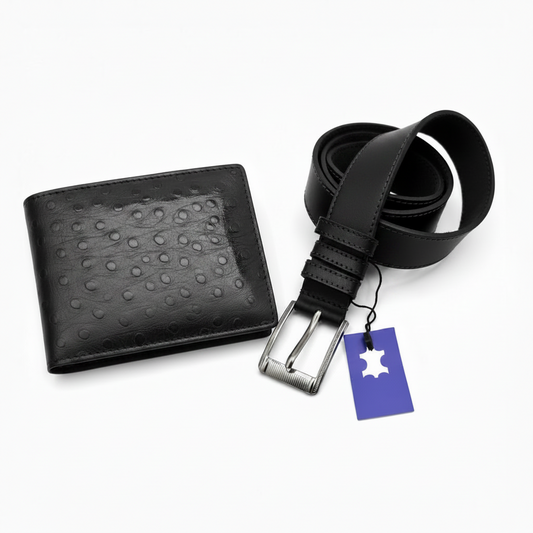 Set Portofel Evo Negru + Curea Abi Neagra