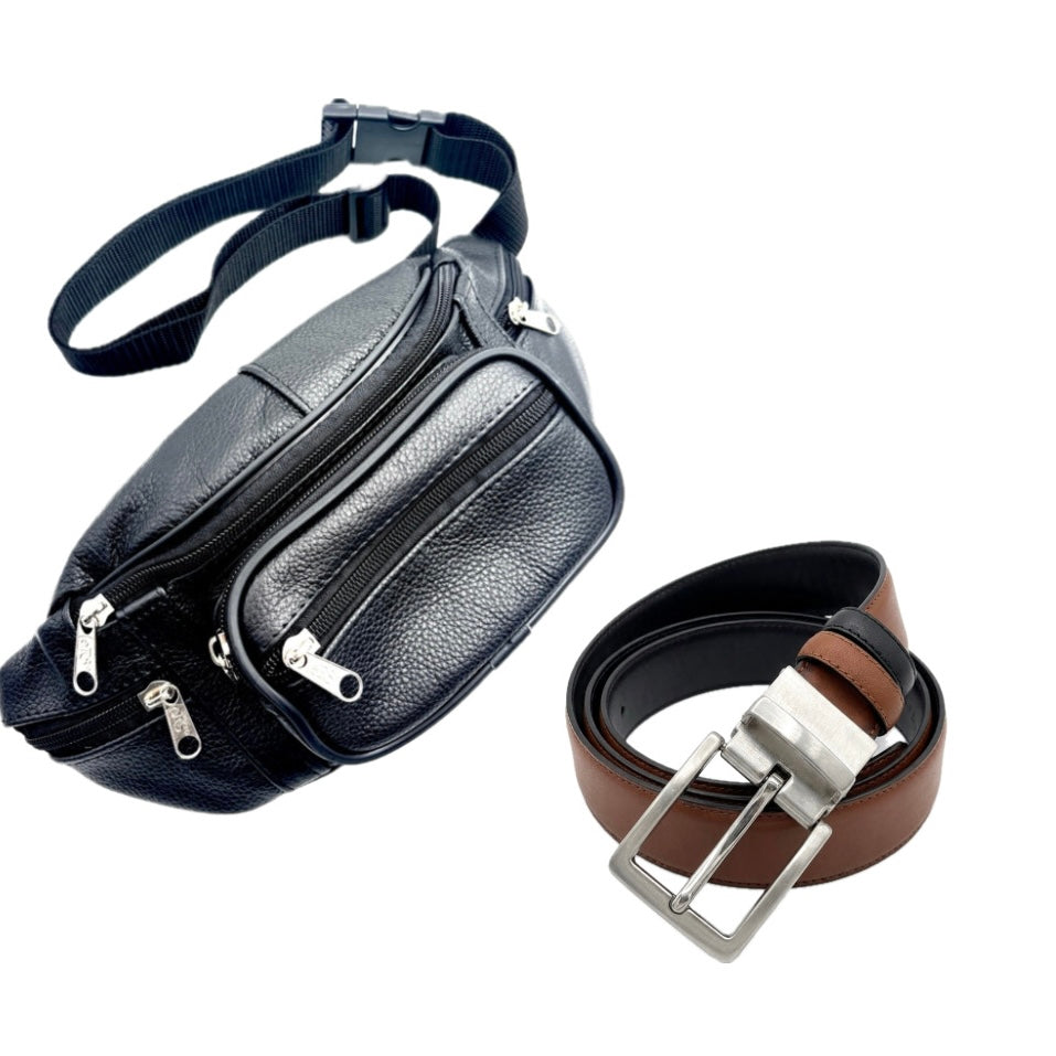 Set Borseta Ravio+ Curea Reversibila