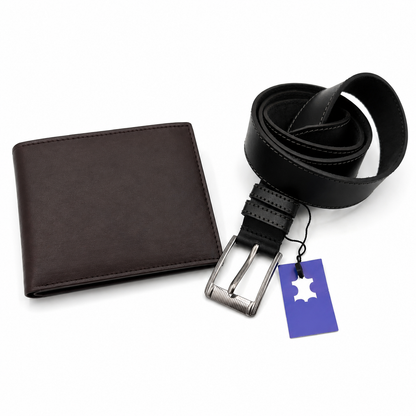 Set Portofel Ascend Maro+ Curea Reversibila