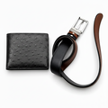 Set Portofel Evo Negru+ Curea Reversibila
