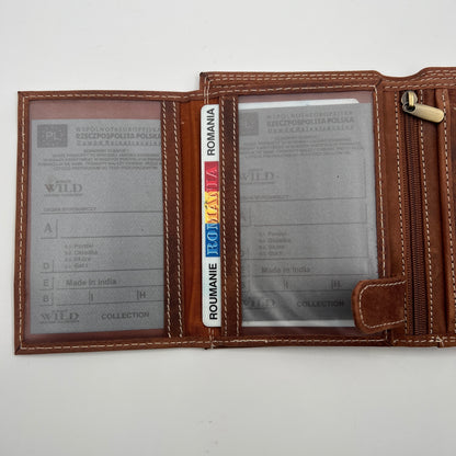 Portofel Belaro Wild Clema Vertical Maro