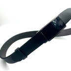 Set bărbătesc din piele naturală – portofel, geantă neagra și curea