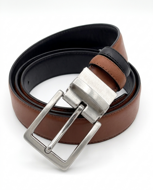 Curea Belaro Reversibila 2in1 maro/negru