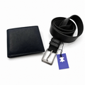 Set Portofel Ascend Negru + Curea Abi Neagra