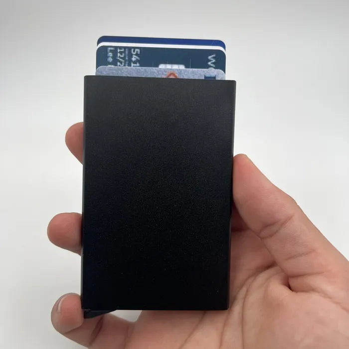Portcard Metalic Belaro Negru