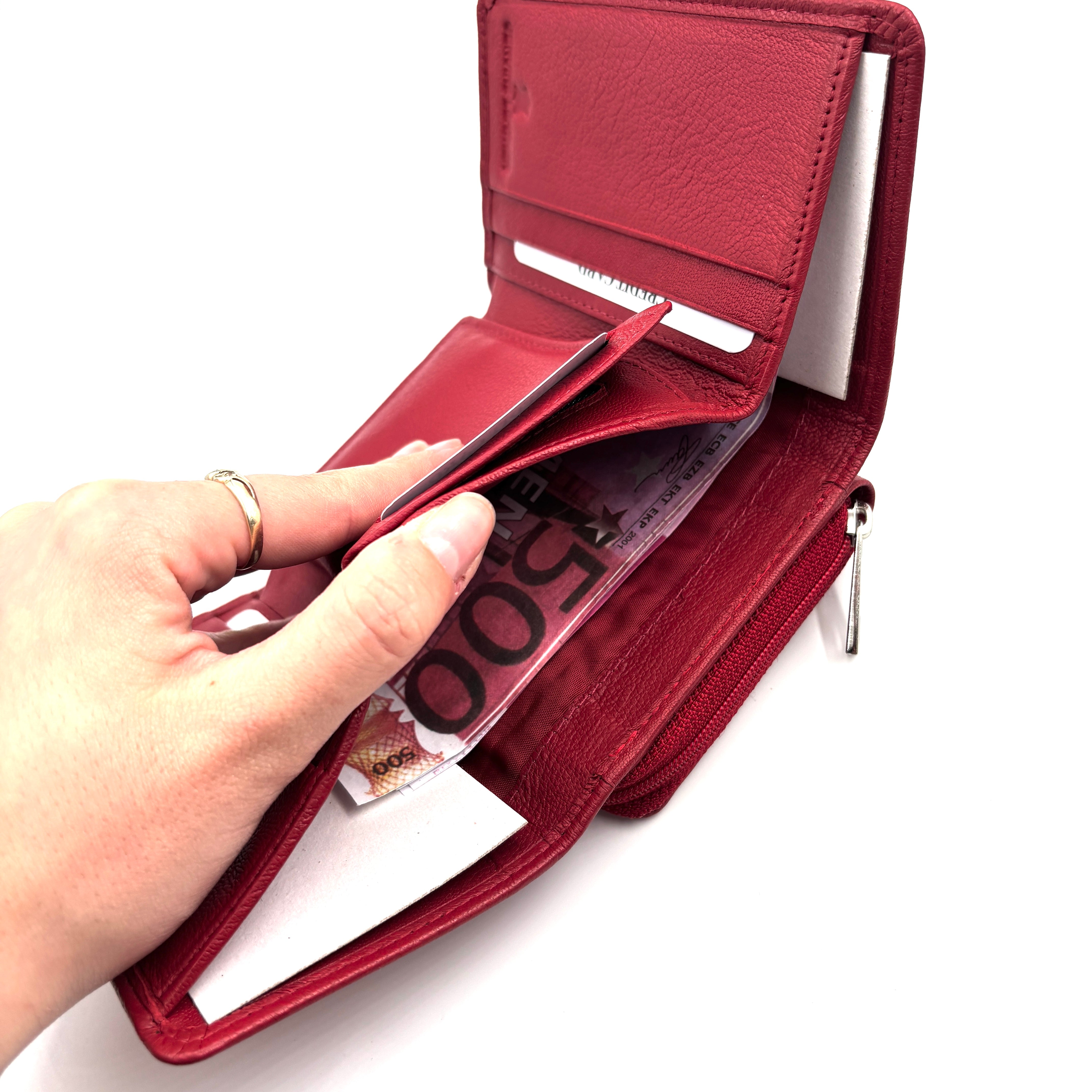 Portofel Belaro Rosalia Rosu